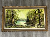 Framed Original Oil on Canvas, Signed Kent