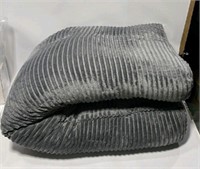 Large grey soft pillow/Sofa cushion with zip cover