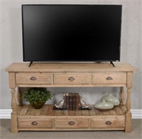 Farmhouse 6 drawer Console Table
