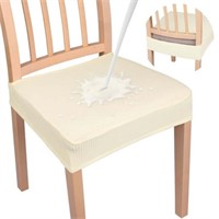 Set of 4 Waterproof Dining Chair Covers  Stretch J