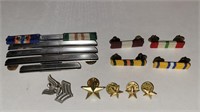 Military Pins and Ribbon Bars
