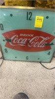 Coca-Cola 15 Inch Corded Clock