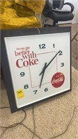 Coca-Cola Collectors Corded Clock.