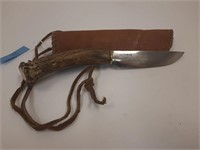 Custom Made knife by Ironman OKC w. sheath