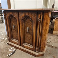 Two door entry table