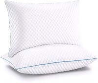 VVZ Cooling Shredded Memory Foam Pillows Queen Siz