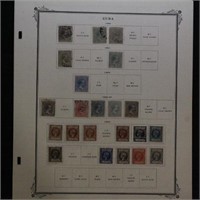 Cuba Stamps Collection on Scott pages