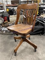 WOOD OFFICE CHAIR