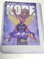 Kobe Bryant Autograph Collections Tribute Card
