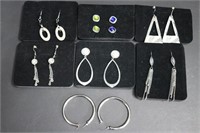 BOX OF ASSORTED EARRINGS