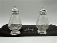 Sterling MCM Salt & Pepper Shakers