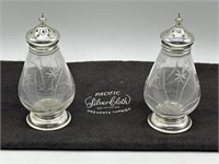 Sterling MCM Salt & Pepper Shakers