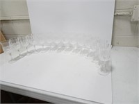 Set of Clear Glasses