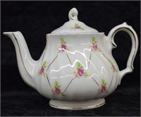 Vintage James Sadler Dot Rose Teapot