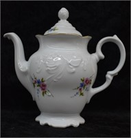Antique Wawel Porcelain Teapot Made in Poland