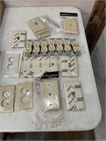 Light switches, plugs, covers (off white)