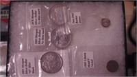 Three U.S. Morgan silver dollars including 1878,