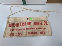 Vintage Johnson Cash Way Lumber Co Hastings