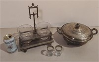 Lot Of Silverplate Items As Is