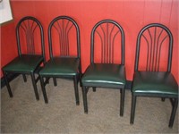 Dining Chairs-Tube Steel-Vinyl 5 Pcs 1 Lot