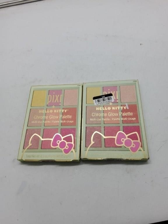 2 hello kitty chrome glow palettes