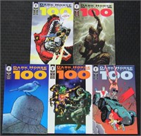 (5) Dark Horse "100" Comic Books