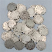(40) 1902 Liberty V Nickels
