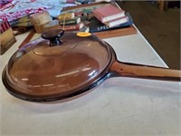 GLASS VISIONWARE SKILLET AND LID