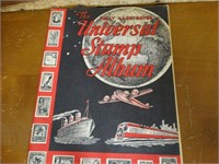 Universal Stamp Album with Some Stamps