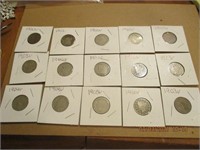 15 V- Nickels- 1900-1912