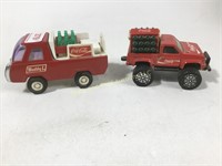Buddy L and Remco Coca Cola small trucks