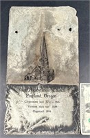 Engraved First Presbyterian Church Portland Slate