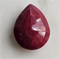 CERT 9.85 Ct Faceted African Colour Enhanced Ruby,