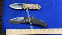 Mixed Brands Hunting Knives Lot Of 2