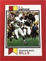 1973 Topps O.J. Simpson Card #500
