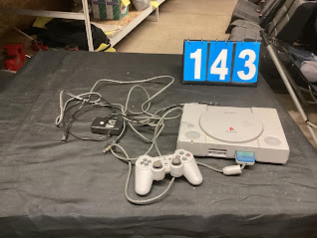 Play Station 1 with controller and Cords- untested