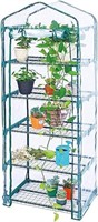 Worth 5 Tier Mini Greenhouse with Clear Polyethyle