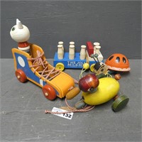 Early Wooden Fisher Price Pull Toys