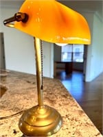 Vintage Desktop Brass Lamp