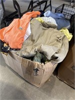 Large box of misc clothing