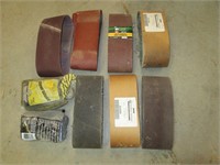 belt sander belts, steel wool