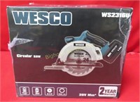 New Wesco 20V Max 6-1/2" Circular Saw