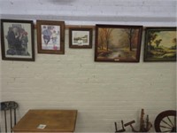 (5) Framed Pictures - (2) Norman Rockwell,