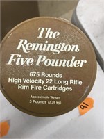 Remington 'Five Pounded' Can 675rds .22LR