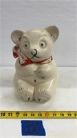 1950’s,  11”  teddy bear cookie jar