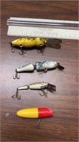 4 VINTAGE FISHING LURES