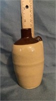 Mini brown/cream jug with very small handle