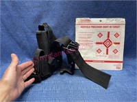 Gun holster & paper precision targets