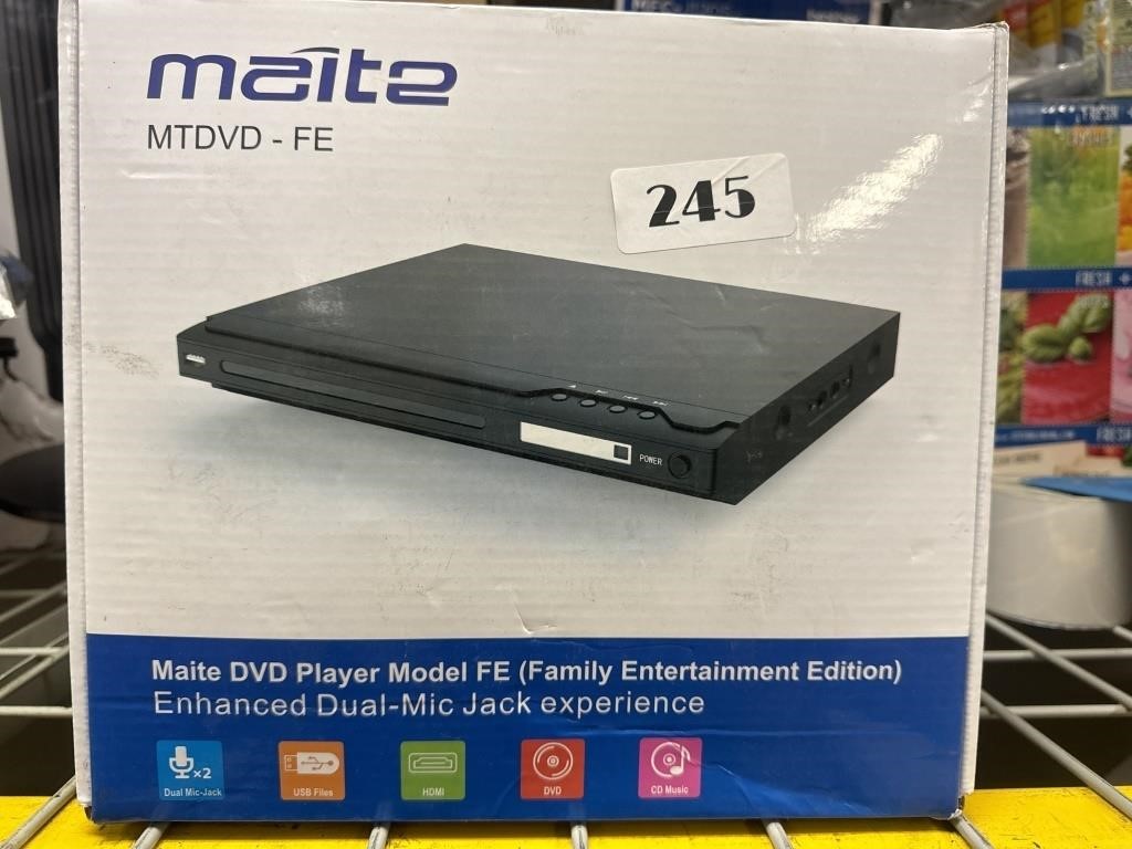 Maite MTDVD-FE DVD Player