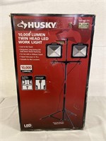 Husky 10,000 Lumen Twin Head LED Work Light